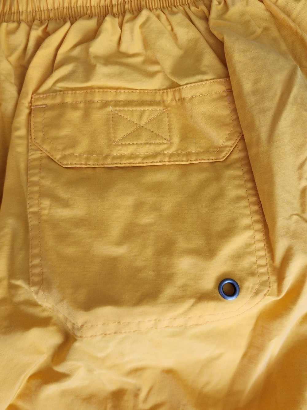 Sonoma Sport Men's Yellow Swim Shorts with Navy Logo [L]